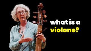 What did Bach mean by 'violone'?