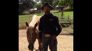 Teaching The Scared/Nervous Horse How To Relax Using My Method Part 1, Mike Hughes, Auburn Ca.