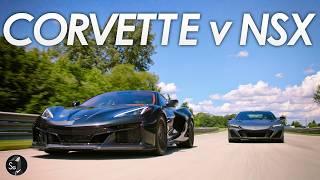 Chevy Corvette E-Ray vs NSX Type S | Resistance is Futile