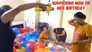 Surprising my Mom on her 46th birthday/ Himani Sachan Vlogs. #surprise #mom