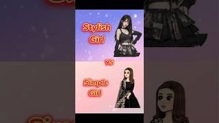 Stylish girl   Simple girl  || Gawn  || Makeup  || Lips .. etc. # YouTube short video