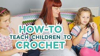 CROCHET: Teach your child to crochet (Learn to make a slip knot and chain stitch) | April Towriess