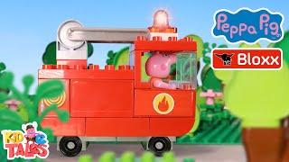 BIG Bloxx - Peppa Pig - Episode 03 Camping - Stop Motion Video - Toy Tales - English