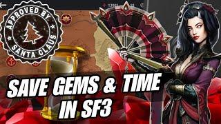 Save Gems and Time Playing SF3 - Shadow Fight 3