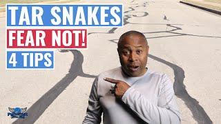 How To Deal With Tar Snakes On Your Motorcycle- 4 Quick Tips For Success