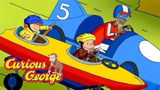 The Crazy Go-Kart Race - Full Episode   Curious George  Kids Cartoon  Kids Movies