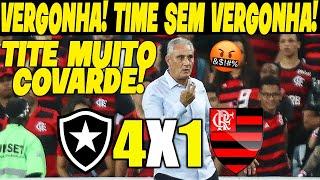 COM ESSE TREINADOR NÃO VAMOS A LUGAR NENHUM! PÓS-JOGO FLAMENGO 1-3 BOTAFOGO!