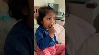 Manvi Loves Broccoli  #eathealthy #eatclean #brocolli #heathyfood #babygirl #toddlerlife