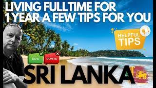 A Few Tips about living in Sri Lanka #srilanka