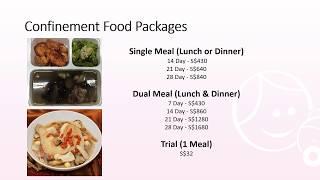 Confinement Food Catering Singapore