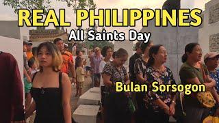 Walking in the cemetery of Bulan Sorsogon Philippines to witness the real life scenes.