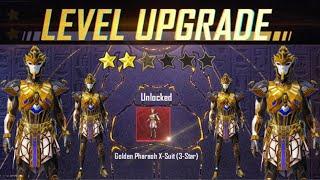 UPGRADE GOLDEN PHARAOH X - SUIT  | Play Game In Egyptian Pyramid Mode | Pubg Mobile