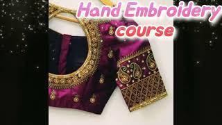 MACHINE EMBROIDERY,HAND EMBROIDERY COURSE CHELLAMMAL INSTITUTE MADURAI-9445105454