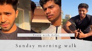 Sunday morning walk ||Deep message for lazy people || motivation line by Azfar