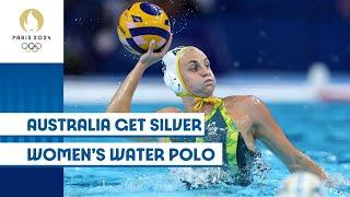 Australia Get Silver  | Women's Water Polo | #Paris2024 Highlights