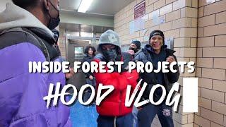 Inside Forest Projects with Mdot 59 #hoodvlog #bronxdrill