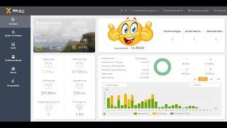 Das Web-Interface der Solax-Cloud