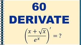 XI. 60 DERIVATE | Calculus - Derivatives | Matera.ro