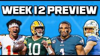 NFL Week 12 Preview