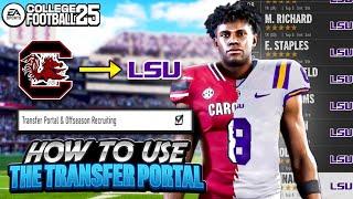 How the Transfer Portal Works in College Football 25