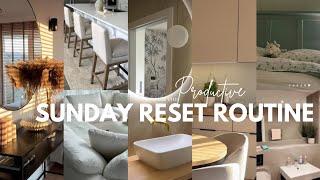 SUNDAY RESET ROUTINE| Fridge Restock, Deep Cleaning, Organization, Skincare, Reset and Recharge.