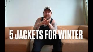 winter jacket rotation - 5 winter jacket styles for men - 2xl jackets for big guys