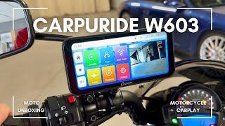 CHYTRÝ DISPLEJ NA MOTORKU - CARPURIDE W603 - Apple Carplay, Android, kamery, navigace, hudba,