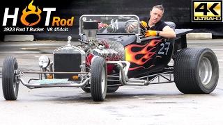 Amazing Hot Rod Sound V8 too LOUD | car in detail + Big engine Startup,  Acceleration !