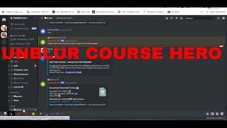 FREE Discord for COURSE HERO unlocks UNLIMITED - answers