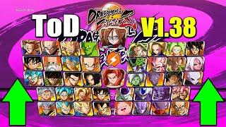 ALL 44 Characters Solo TOD Combo - NEW DBFZ Patch!!