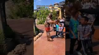 Have you ever seen someone startle a Wookie? #chewbacca #starwars #disneyland #shorts