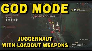 GOD MODE XP CAMO GLITCH, Juggernaut with loadout weapons glitch tutorial warzone season 6 purgatory