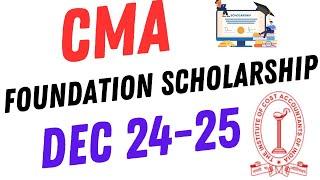 Breaking News || ICMAI Scholarship 2024-25 for CMA Foundation, Inter & Rank Holders – How to Apply!