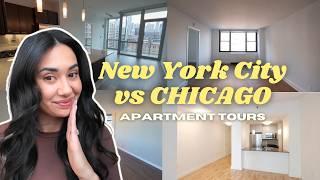 NEW YORK CITY vs CHICAGO apartments | Full Tours w/ Prices!