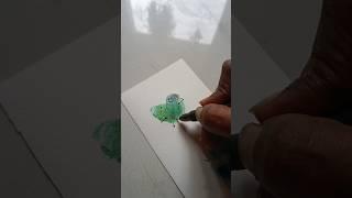 fingerprint art ideas#easy #fingerprint #art #viralvideo #shorts #diy #fingerpainter #youtube #cute