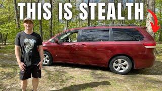 Easy Stealth Car Camping Setup