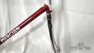 Mercian Bike Frame & Fork, Reynolds 531, King of Mercia, 55cm, Ruby Red Steel