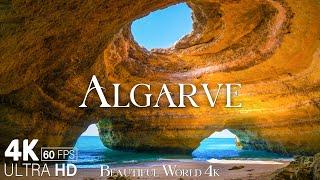 Algarve, Portugal 4K - Unveiling The Wonders of Portugal's Coastline - Calming Music