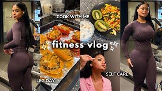 Productive Gym Vlog: Meal Prep, Glute & Hamstring Workout + Catching Up