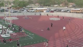 4-2-2025 Christopher Buda - UIL 5A  - District 26 Finals -400m Mens - Lane 3