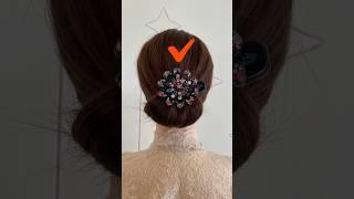 Elegant updo hairstyle tutorial #shefav #hairstyle #hairclips #hairtutorial #hairstylist