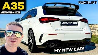 FINALLY! Collecting My 2024 MERCEDES AMG A35 NEW Facelift! Exterior Interior Sound Exhaust