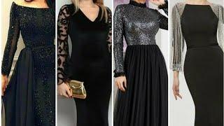 Черные вечерние платья/ Qora rangdagi oqshom liboslari/ Black evening dresses.