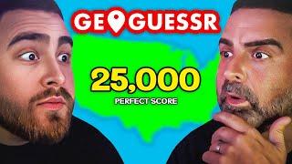 LosPollosTV And Dad Try To Get A Perfect Score On GeoGuessr!