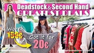 I Found The BEST BARGAINS at This MARKET | Deadstock, Second Hand and Vintage Clothes + HAUL