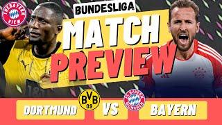 Borussia Dortmund Vs Bayern Munich Preview - Bundesliga - Preview + Line up!