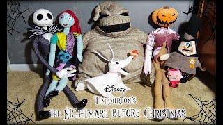 Our New The Nightmare Before Christmas Plush Dolls! Jack, Sally, Zero, Oogie, Mayor Plushies!