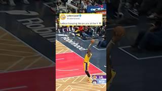 LeBron on the fast break 