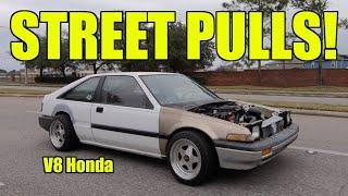 First Major Drive In V8 Swapped Honda!