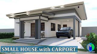 Small House Design with carport (80sqm) Elevated House